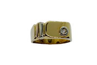 Anillo Gioie Gobbo Hombre Anello Uomo in Oro amarillo Zirconia ANOGB85ZI - ANOGB85ZI